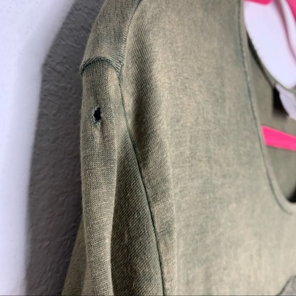 Dantelle Rusted Green Tee Dress Size 1X - Picture 5 of 6